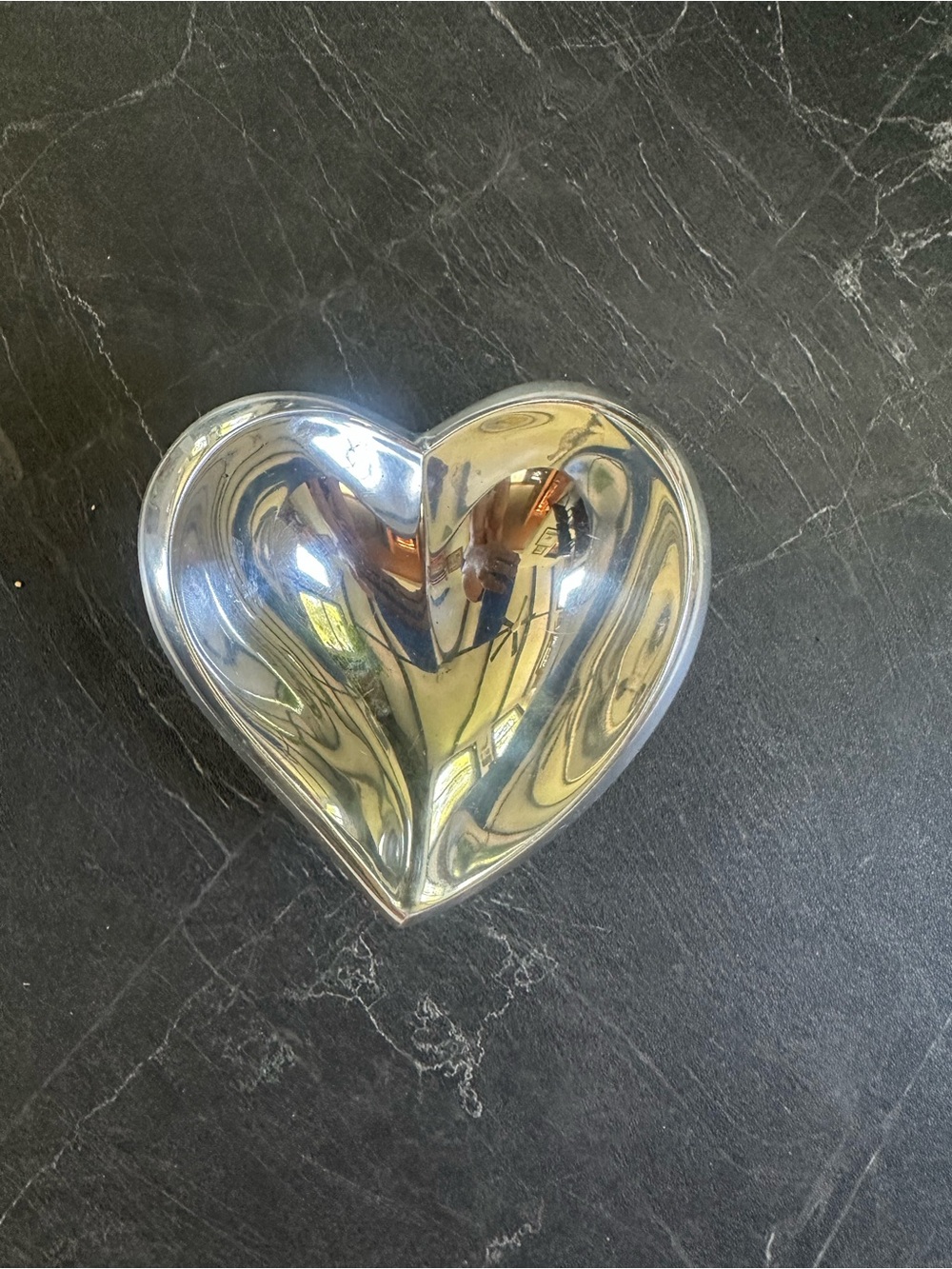 Nambe Mini Heart Dish
